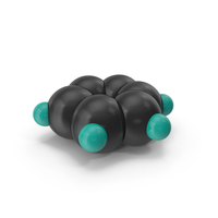 Benzene Hemispherical Model PNG & PSD Images