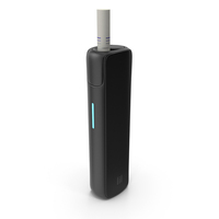 IQOS Lil Black with Stick PNG & PSD Images