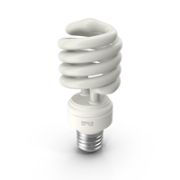 Twist Fluorescent Light Bulb PNG & PSD Images