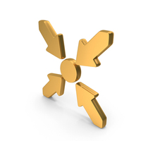 Gold Center Meeting Place Icon PNG & PSD Images