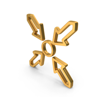 Gold Center Meeting Place Outline Icon PNG & PSD Images