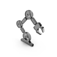 Glass Robot Arm Icon PNG & PSD Images