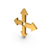 4 Directional Arrows Web Symbol PNG & PSD Images