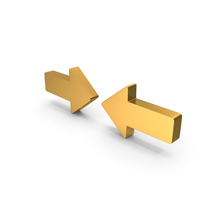 Two Directional Arrows Symbol PNG & PSD Images