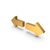 Two Opposite Directional Arrows Symbol PNG & PSD Images