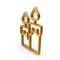 Dual Candles Symbol PNG & PSD Images