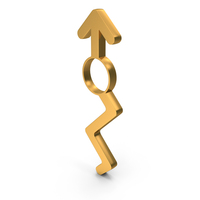 Growth Up Arrow Circular Market Symbol PNG & PSD Images
