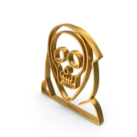 Halloween Death Grim Reaper Face Symbol PNG & PSD Images