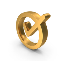 In Circle Check Mark Symbol PNG & PSD Images