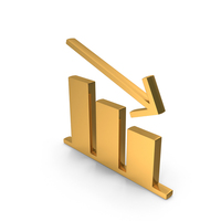 Loss Down Arrow Market Symbol PNG & PSD Images