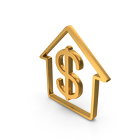 Money Dollar Home Web Icon PNG & PSD Images