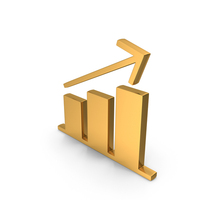 Up Arrow Stock Growth Symbol PNG & PSD Images