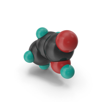 Propanoic Acid Hemispherical Model PNG & PSD Images