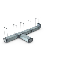 Industrial Air Conditioning Ducting PNG & PSD Images