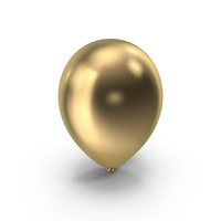 Balloon Gold PNG & PSD Images