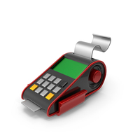 Cartoon POS Machine Black PNG & PSD Images