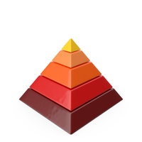 Pyramid Graphic Bar Red PNG & PSD Images