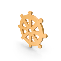 Buddhism Wheel Symbol PNG & PSD Images