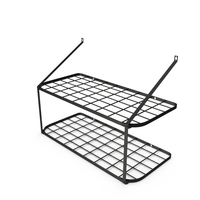 Kitchen Pot Rack Storage Wall Mounted Black PNG & PSD Images