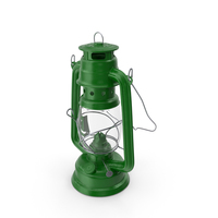 Oil Lamp Green PNG & PSD Images