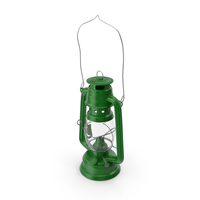 Oil Lamp Green Posed PNG & PSD Images