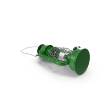 Oil Lamp Green Posed PNG & PSD Images