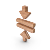 Arrow Divider Symbol Wood PNG & PSD Images