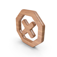 Wood Close Octagon Outline Symbol PNG & PSD Images