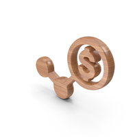 Wood Dollar Trends Symbol PNG & PSD Images