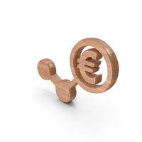 Wooden Euro Trends Symbol PNG & PSD Images