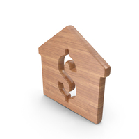 Wooden House Rent Symbol PNG & PSD Images