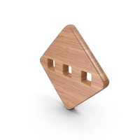 Wooden Medium Priority Symbol PNG & PSD Images