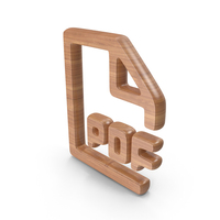Wood PDF File Symbol PNG & PSD Images