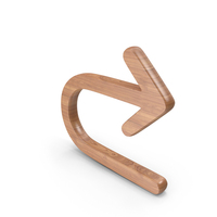 Wood Repeat Arrow Symbol PNG & PSD Images