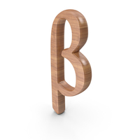Wood Beta Greek Symbol PNG & PSD Images