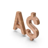 Wood Canadian Dollar Symbol PNG & PSD Images