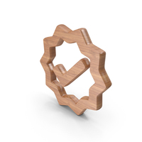 Wood Done Symbol PNG & PSD Images