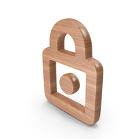 Wood Lock Symbol PNG & PSD Images