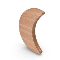 Wood Moon Symbol PNG & PSD Images