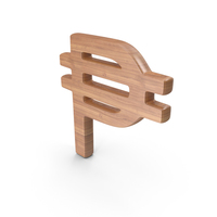 Wood Peso Symbol PNG & PSD Images