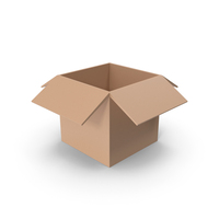 Open Box Brown PNG & PSD Images