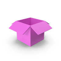 Pink Open Box PNG & PSD Images