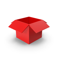 Open Box Red PNG & PSD Images