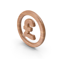 Wood Pound Currency Symbol PNG & PSD Images