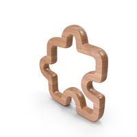 Wooden Puzzle Symbol PNG & PSD Images