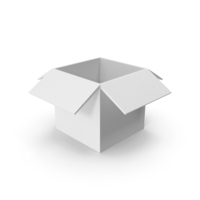 Open Box White PNG & PSD Images