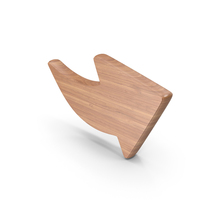 Wood Side Arrow Symbol PNG & PSD Images