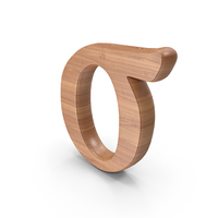Wood Sigma Greek Symbol PNG & PSD Images