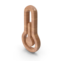 Wood Thermometer Symbol PNG & PSD Images
