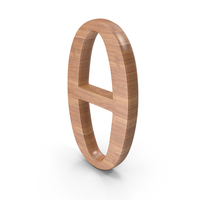 Wood Theta Greek Symbol PNG & PSD Images